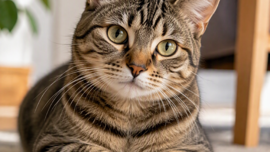 gatto accovacciato